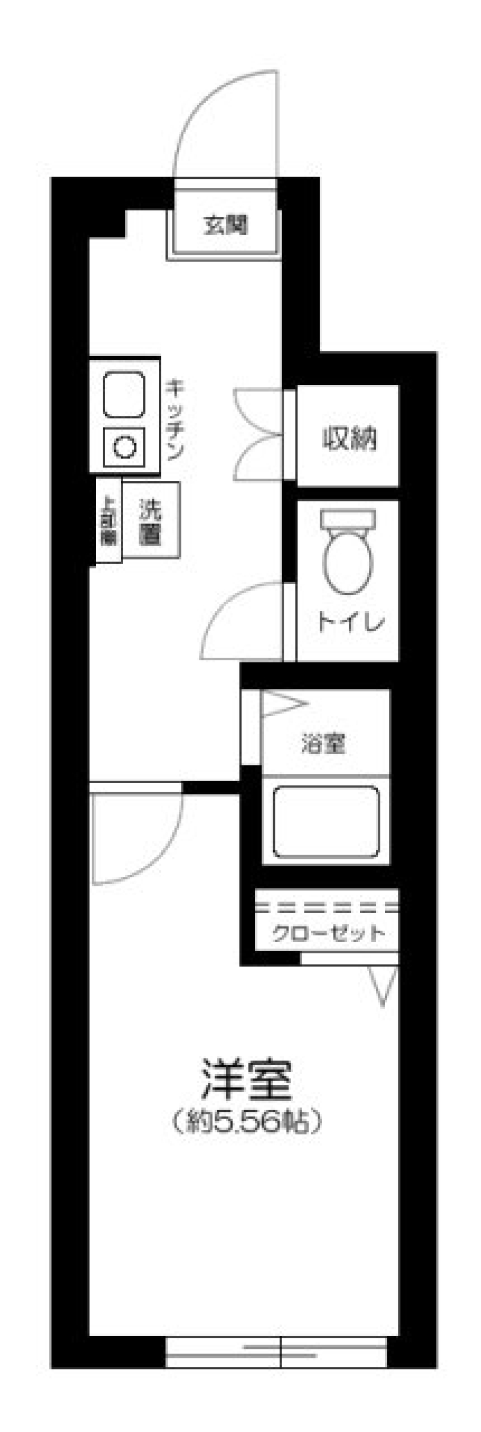 サザンロード飛田給 103号室［新築］の間取り図