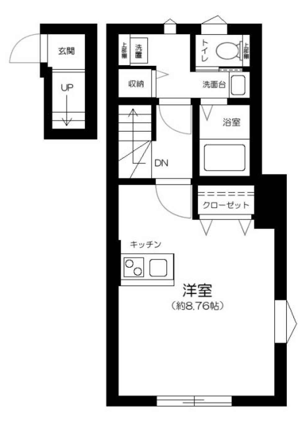 サザンロード飛田給 301号室［新築］の間取り図