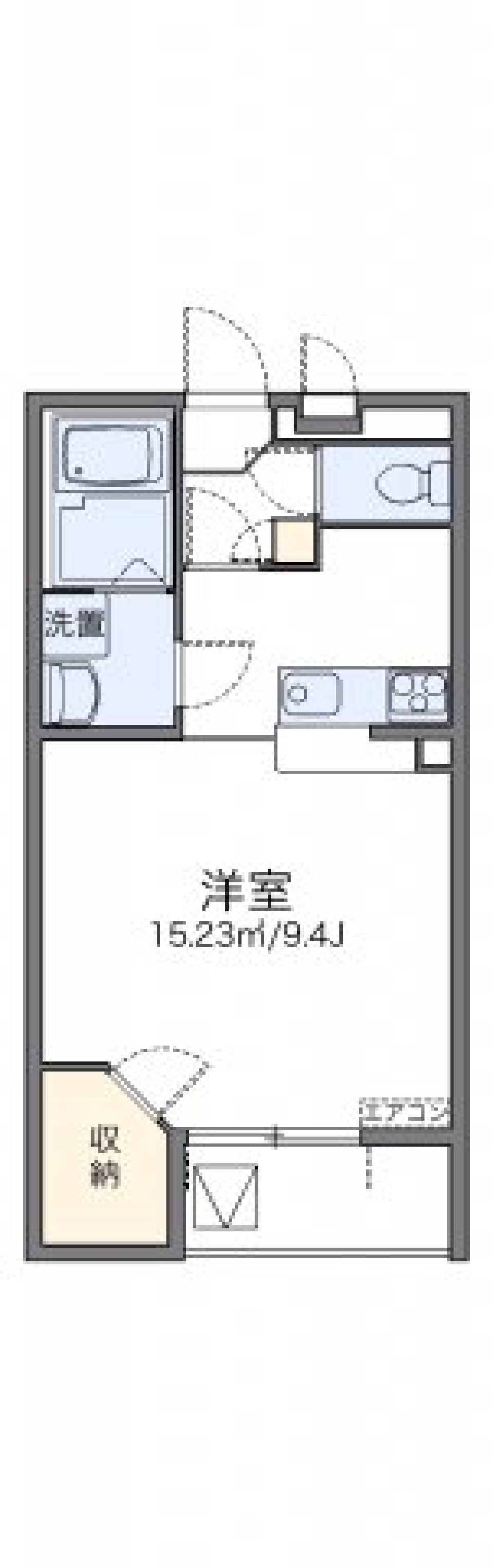 レオネクストサッチモ　302号室の間取り図