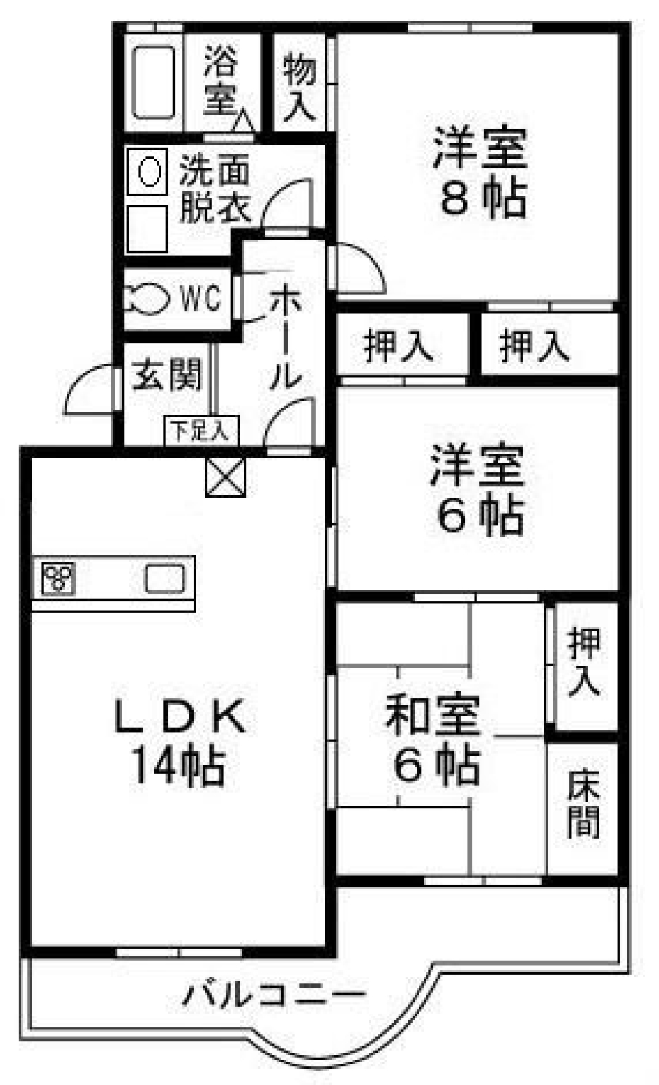 畳の香りとペットのぬくもりの間取り図