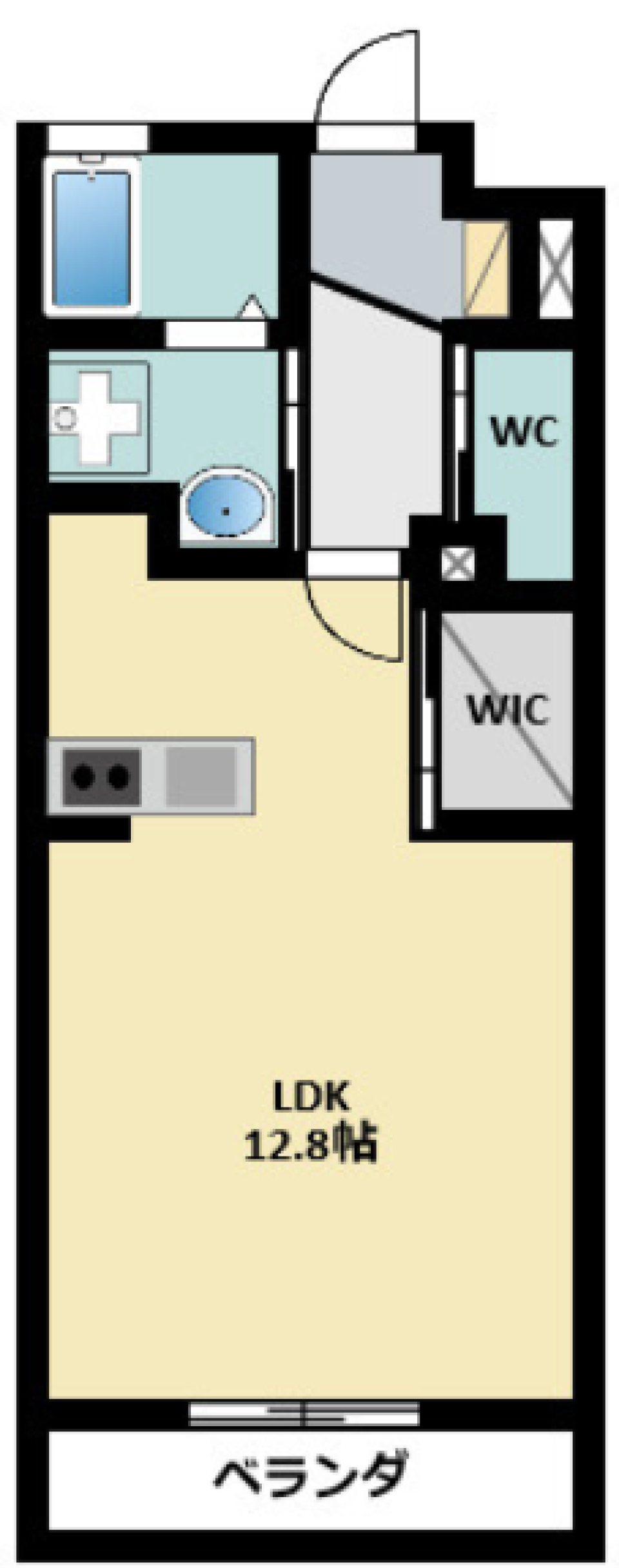 木のぬくもりを感じるの間取り図