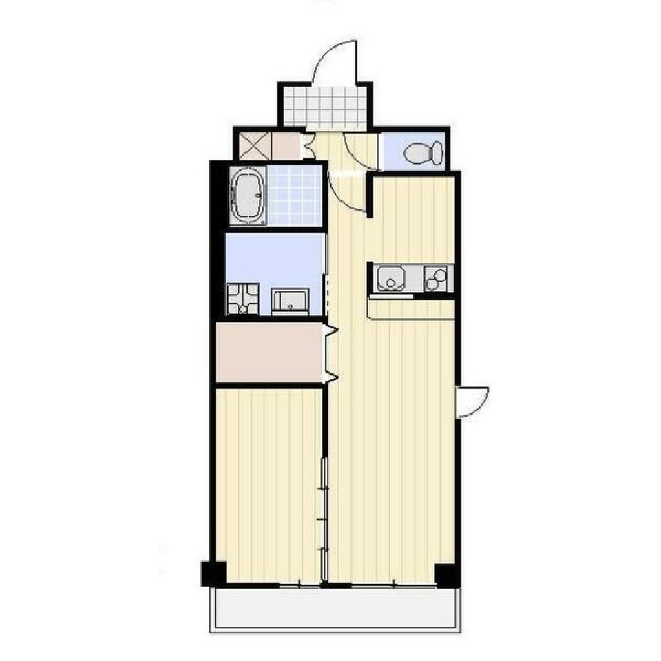 便利な街中で新生活の間取り図