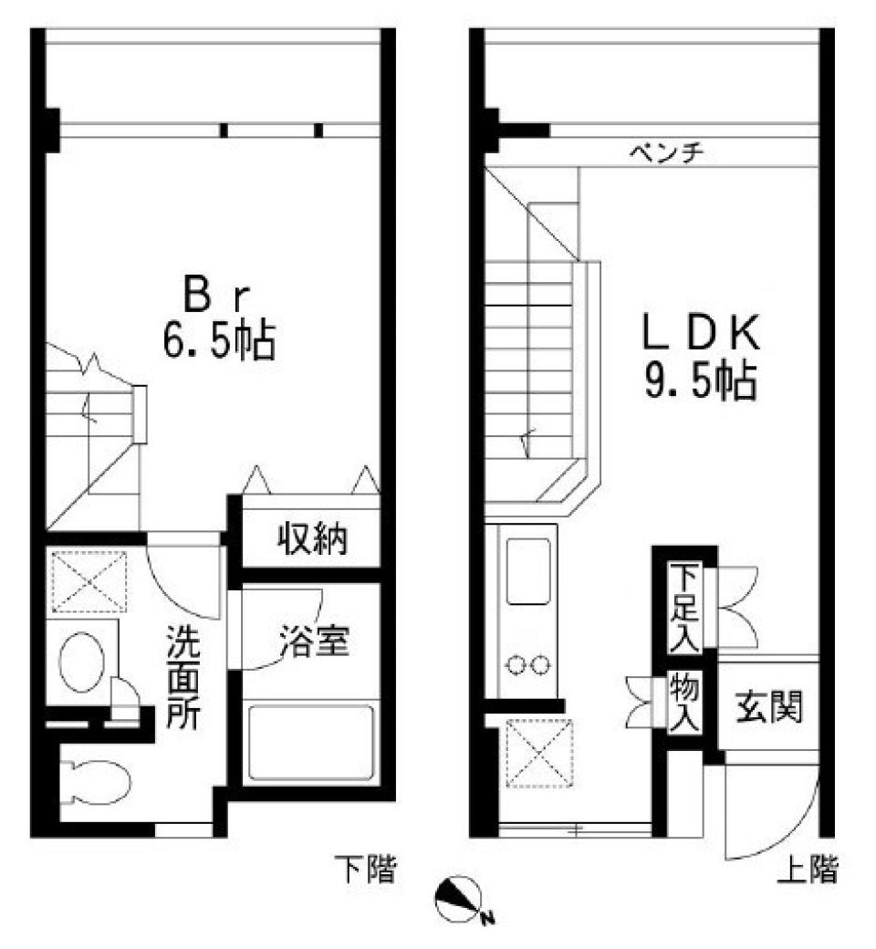 ＫＤＸレジデンス自由が丘 211号室の間取り図