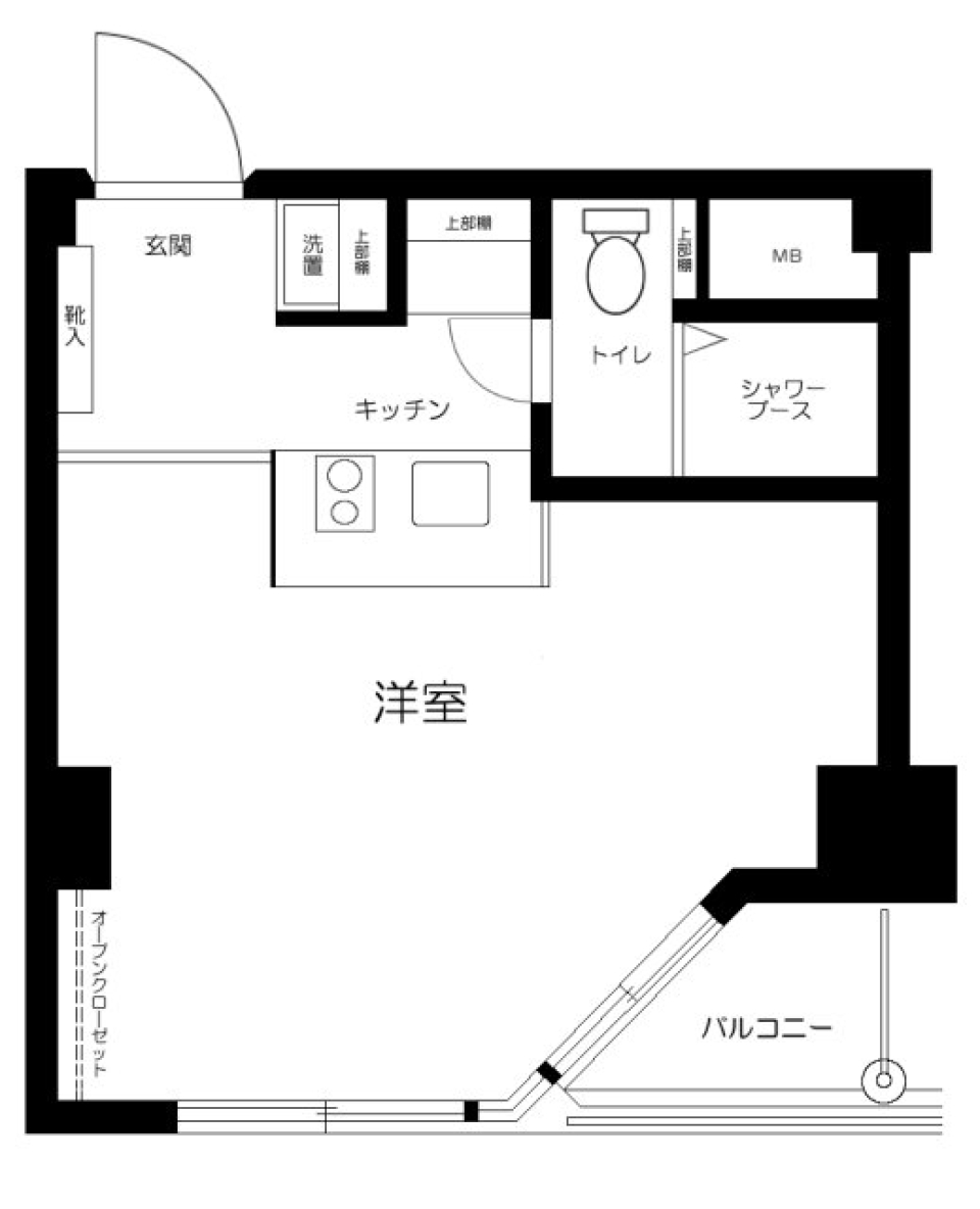 居室部分は長方形っぽい間取りです！