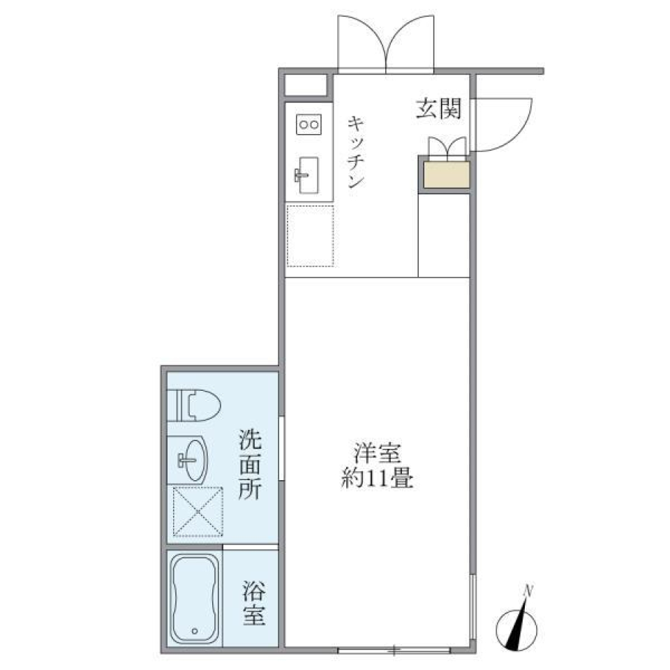 ＡＬＥＲＯ中野　302号室の間取り図