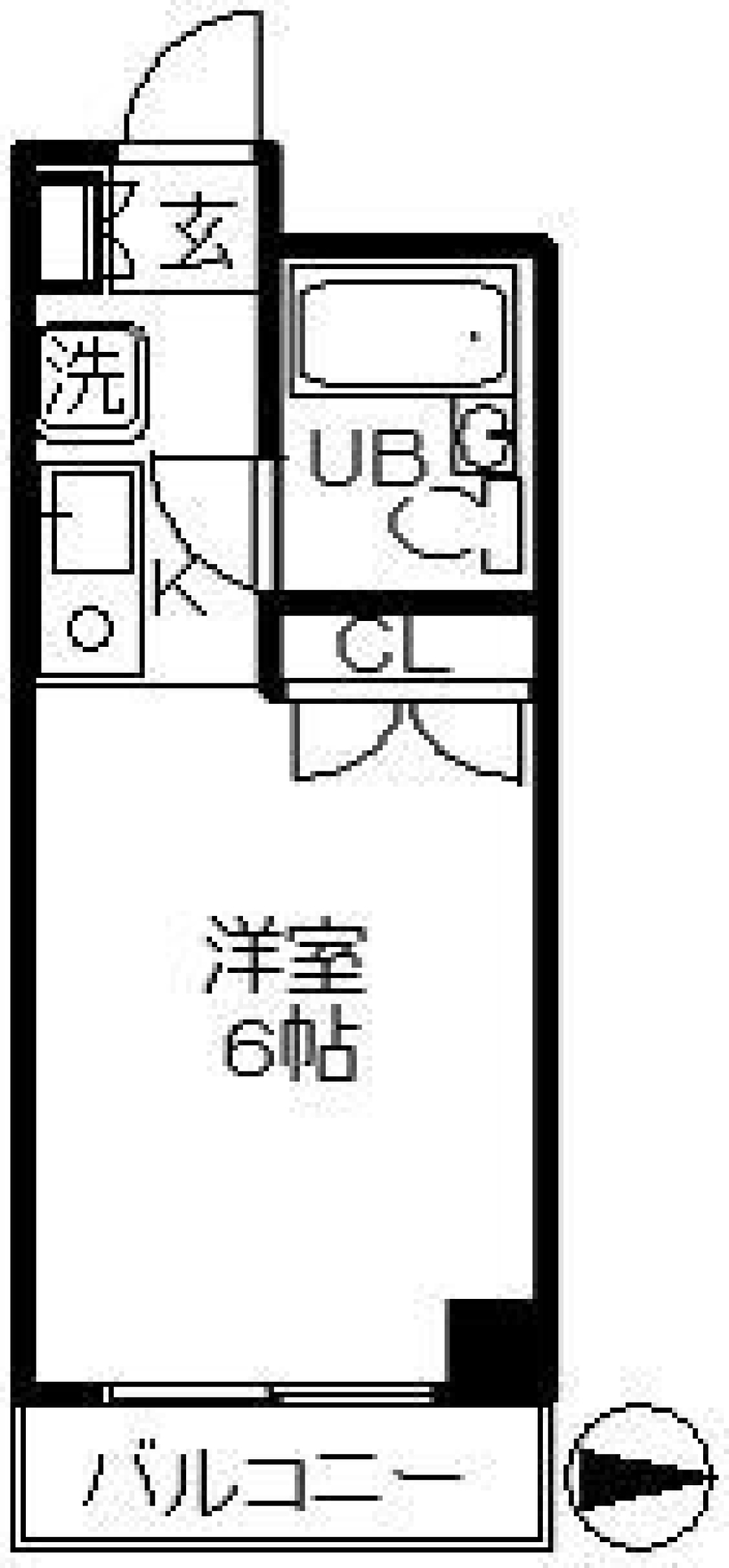 PLENDY永福　203号室の間取り図