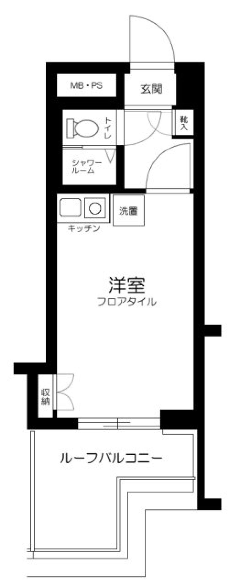 ライオンズマンション桜台第三 202号室の間取り図