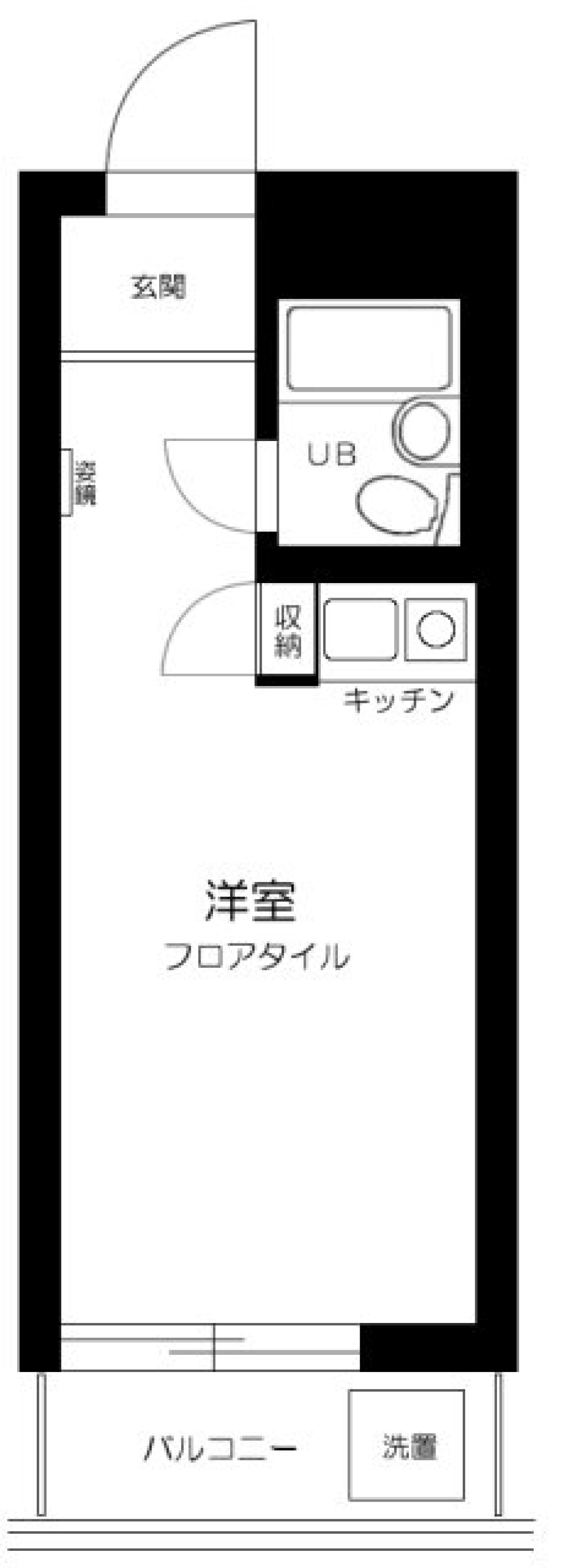 ハイシティ南青山 211号室の間取り図