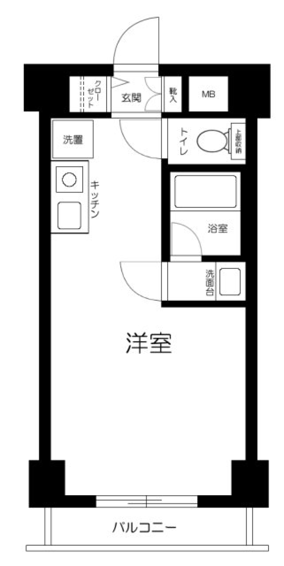 GSハイム入谷 303号室の間取り図