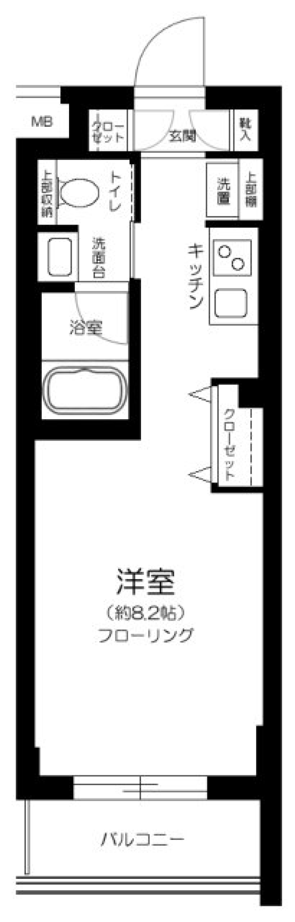 ＧＥＮＯＶＩＡ東向島Ⅲｓｋｙｇａｒｄｅｎ 308号室の間取り図