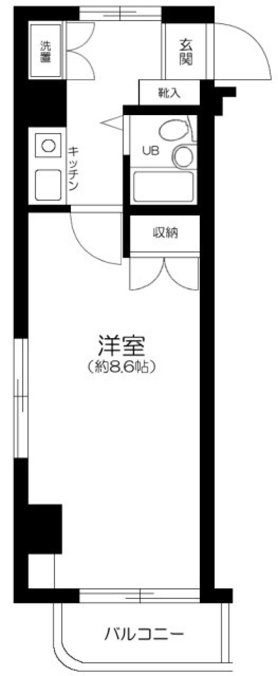 パレ･ドール豊玉北 104号室の間取り図