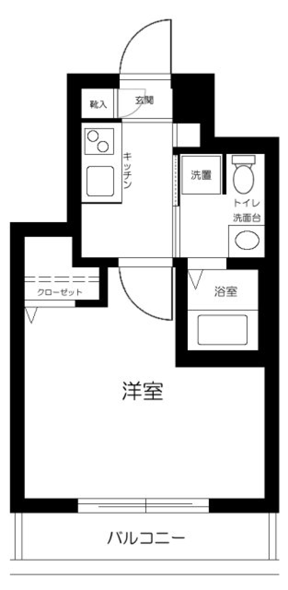 LA PREMIERE　上野毛 102号室の間取り図