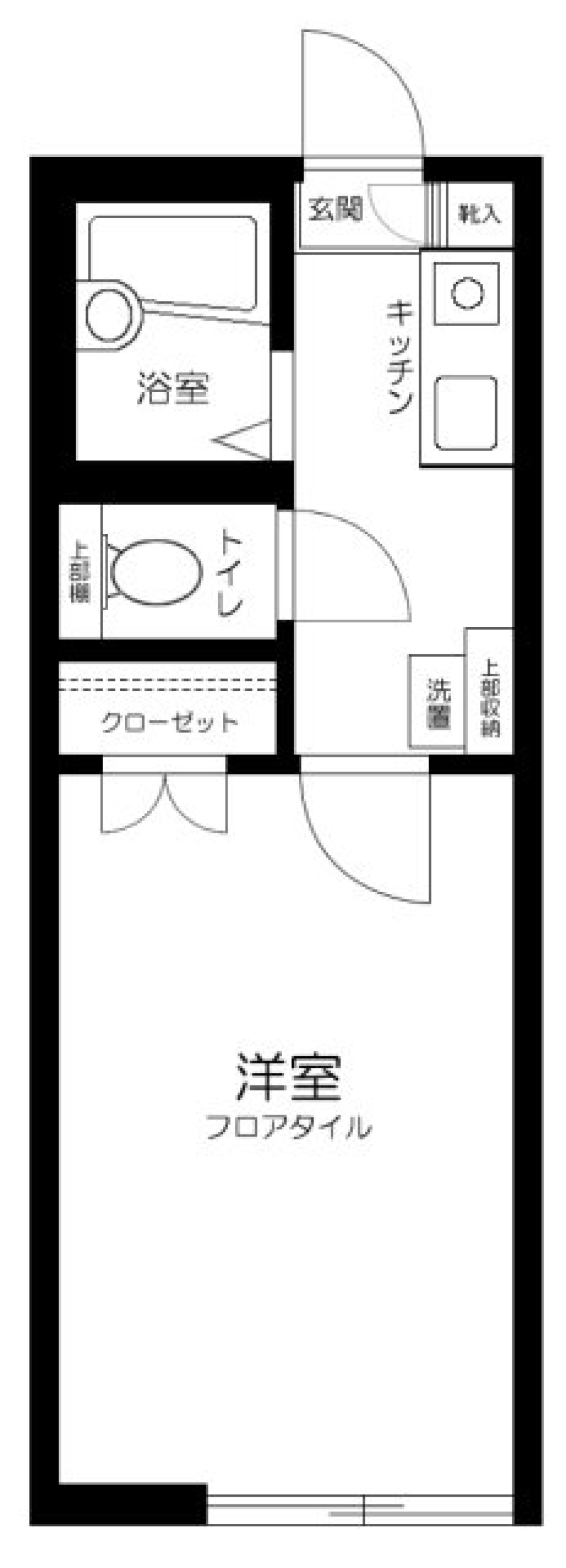 メゾン・ド・クレール　104号室の間取り図