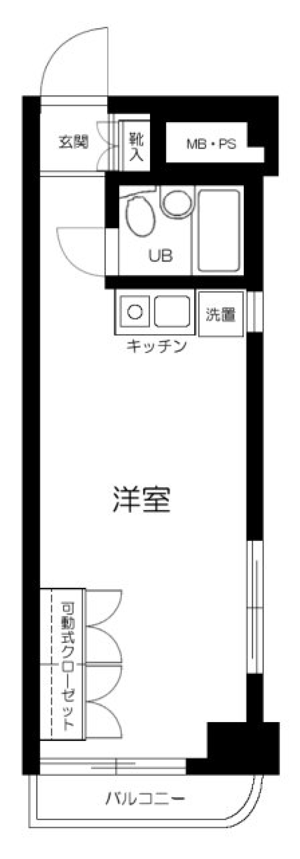 ＭＭビルディング　104号室の間取り図