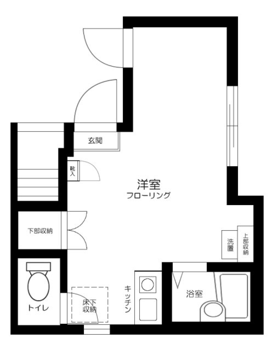 ＭｉｒａｉⅢ祐天寺　102号室の間取り図