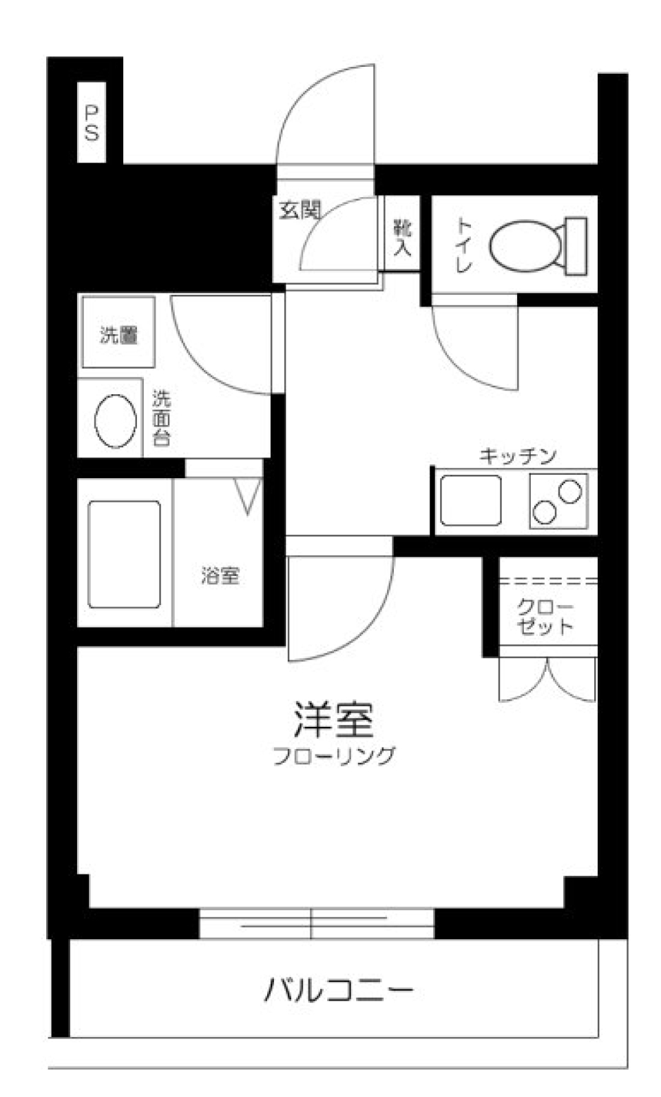 Ｌ’ｉｄｅａｌ成増　Ⅱ　101号室の間取り図