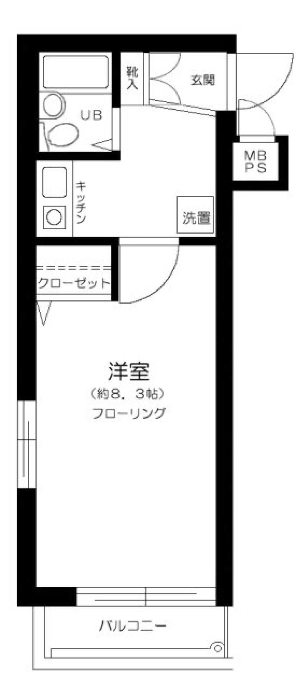 プライム池袋　209号室の間取り図