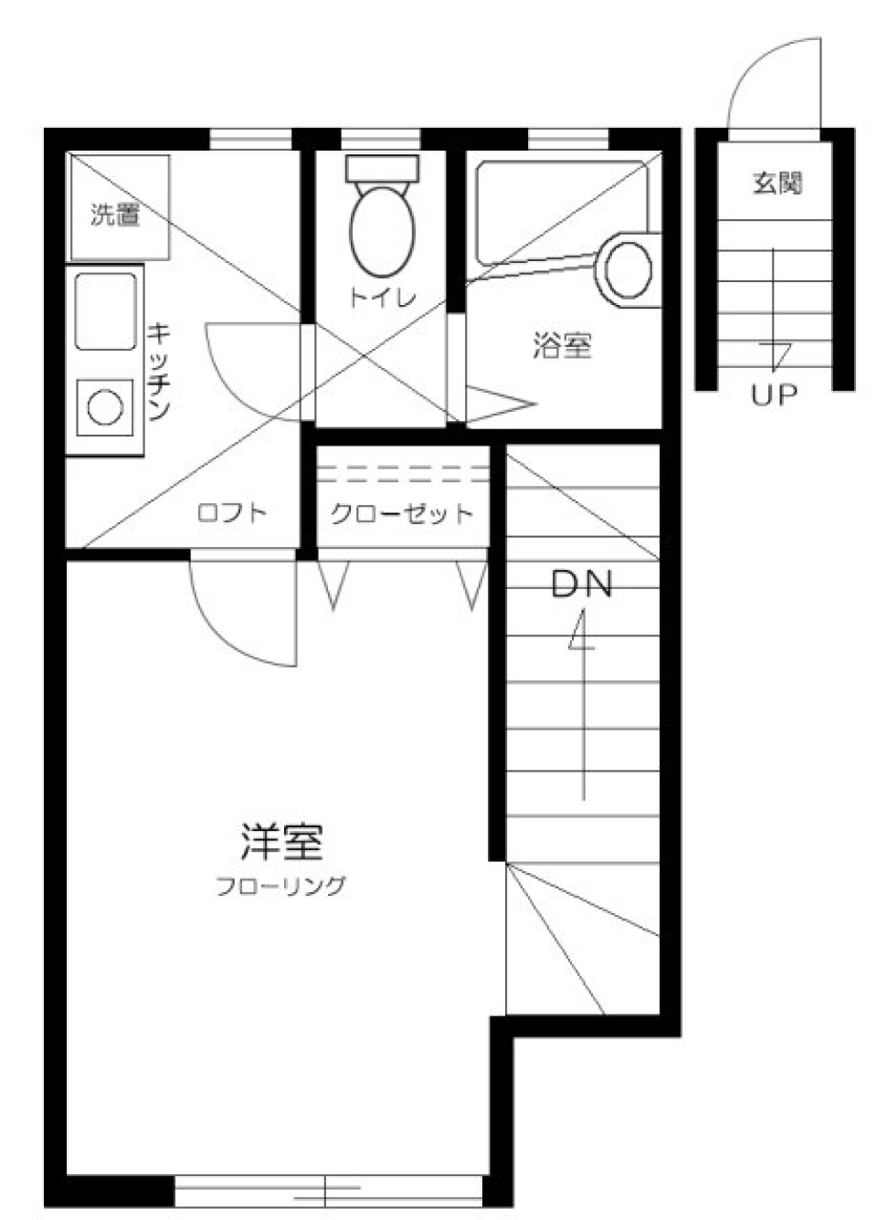 バーミープレイス都立大学　204号室の間取り図