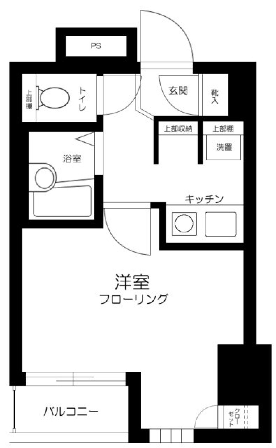 スカイコートお茶の水女子大前第２　302号室の間取り図