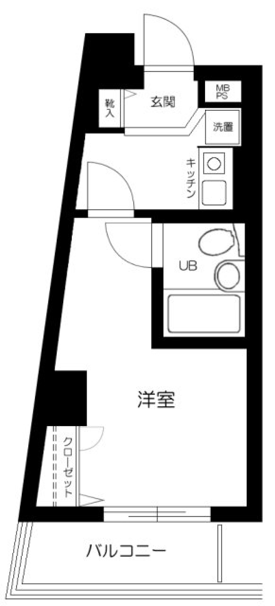  オーベル上馬Ｂ 501号室の間取り図