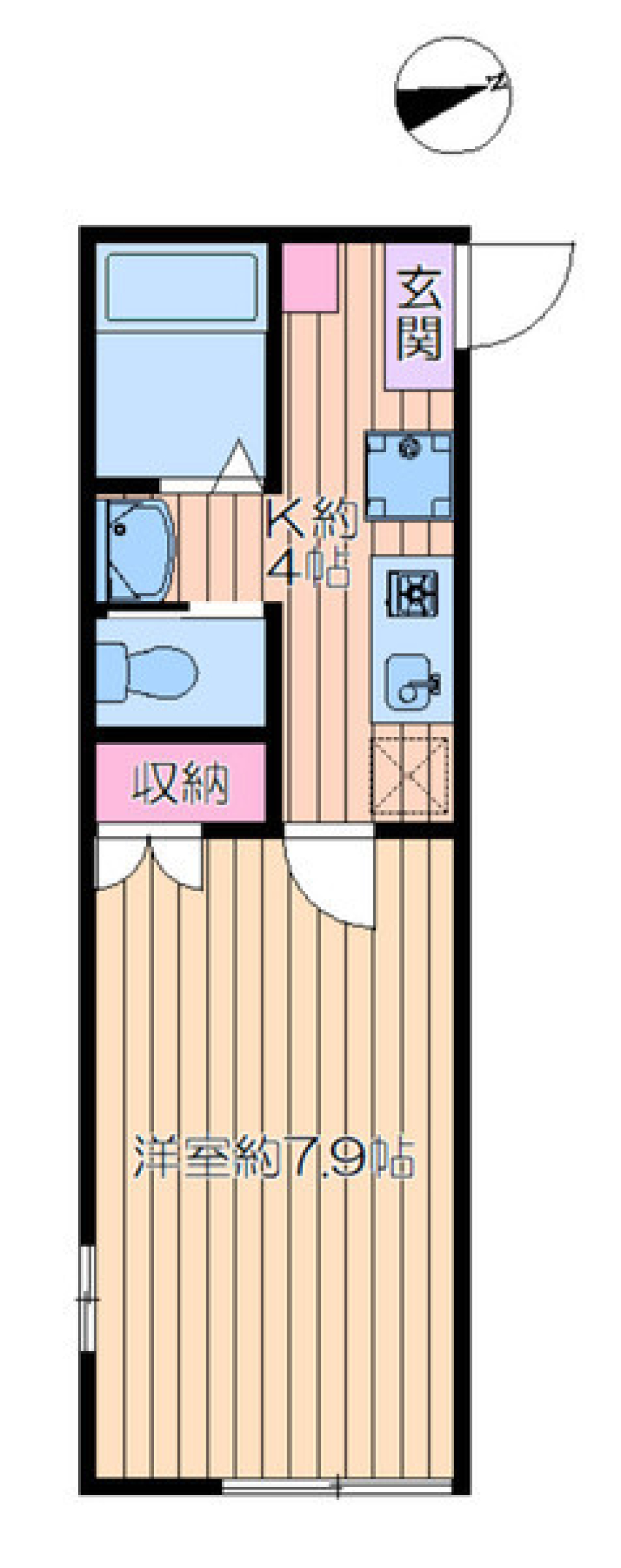 ＭａＫａＮａ　103号室の間取り図