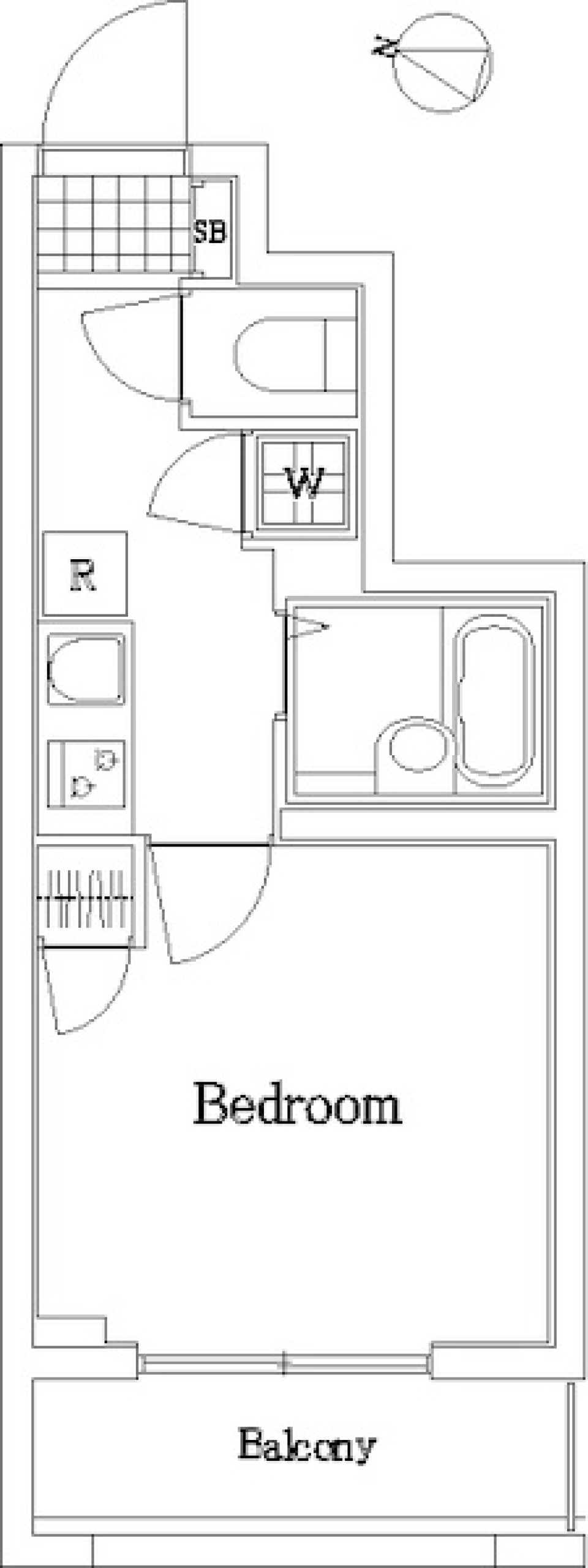 パレ・ホームズ武蔵小山Ⅱ　103号室の間取り図