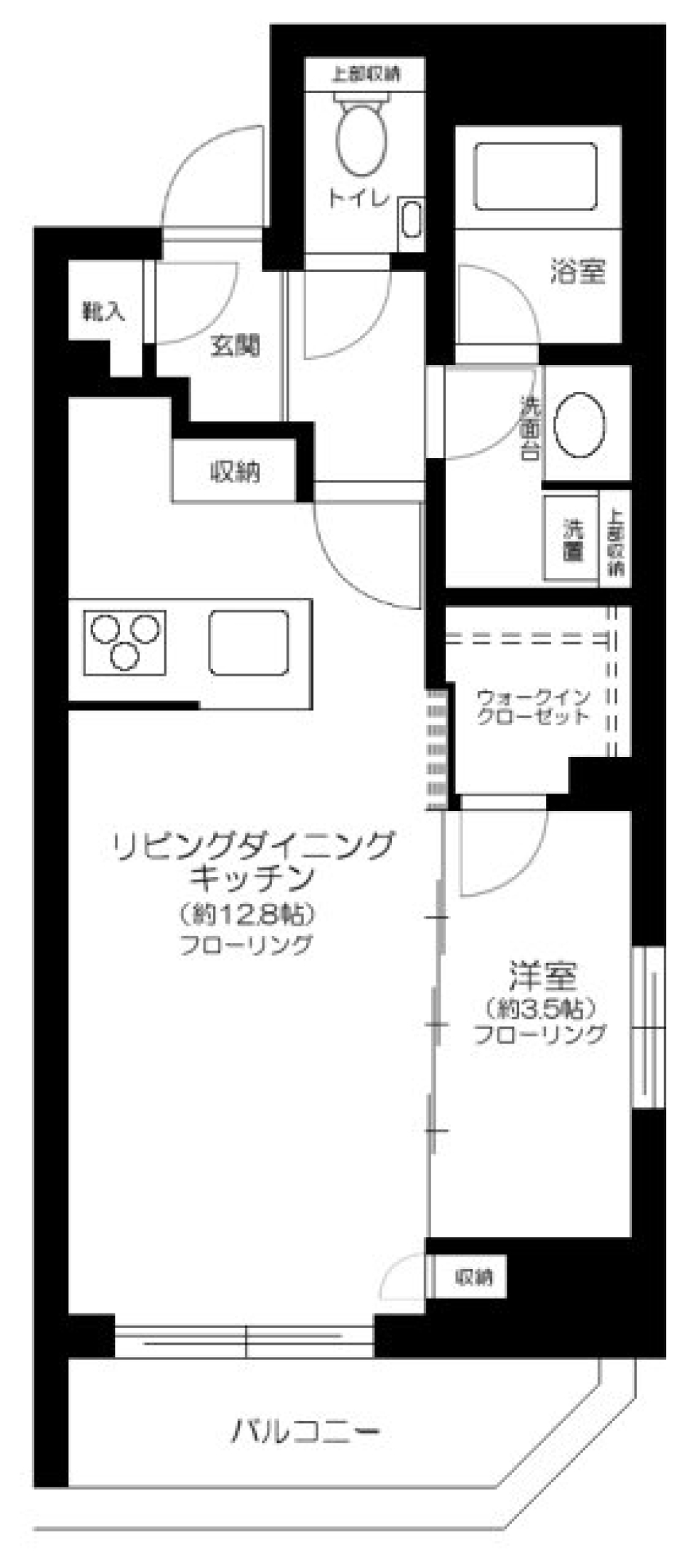 Ａ－ｓｔａｎｄａｒｄ本郷三丁目　701号室の間取り図