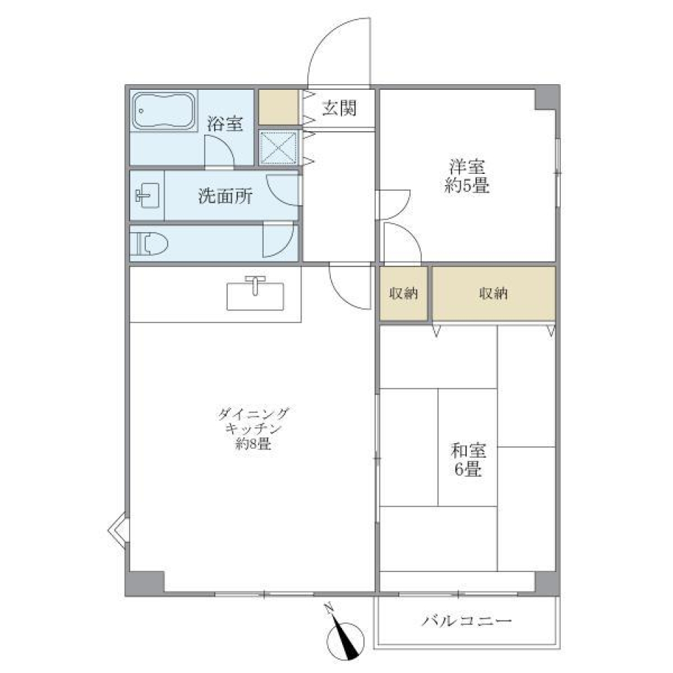 サンコート荻窪　102号室の間取り図