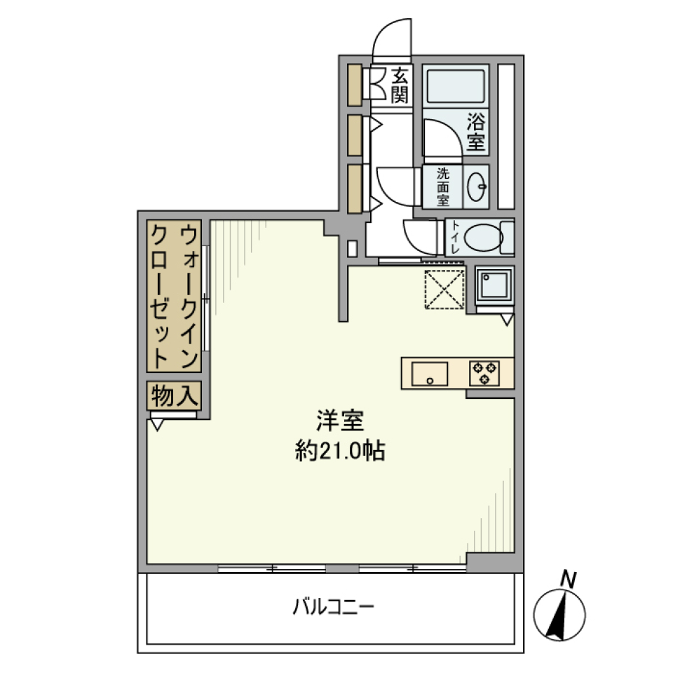 ニュー代々木マンション 706号室の間取り図