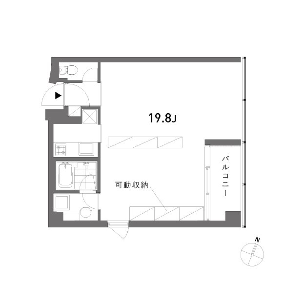 臨機応変なタイプの間取り図