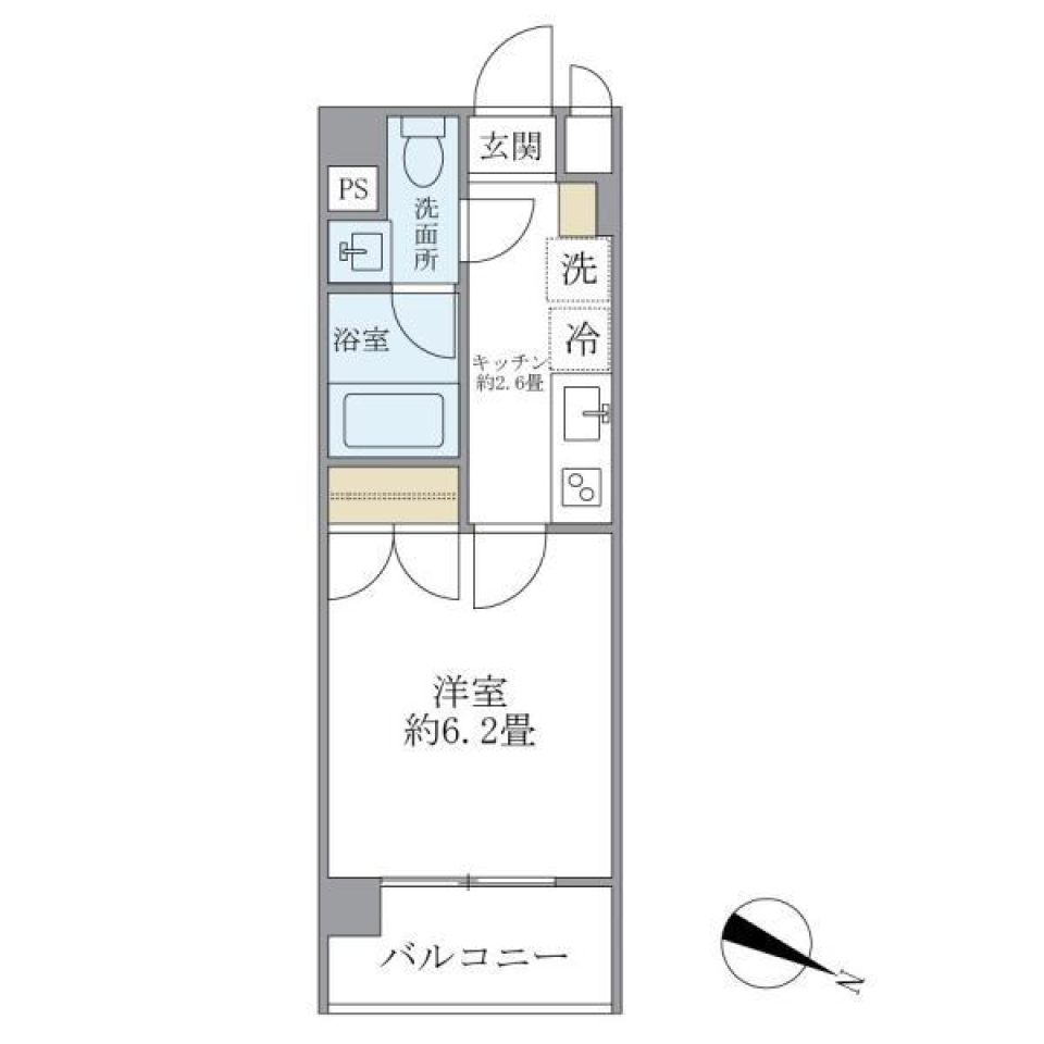 レジデンス西馬込　315号室［ペット可］の間取り図