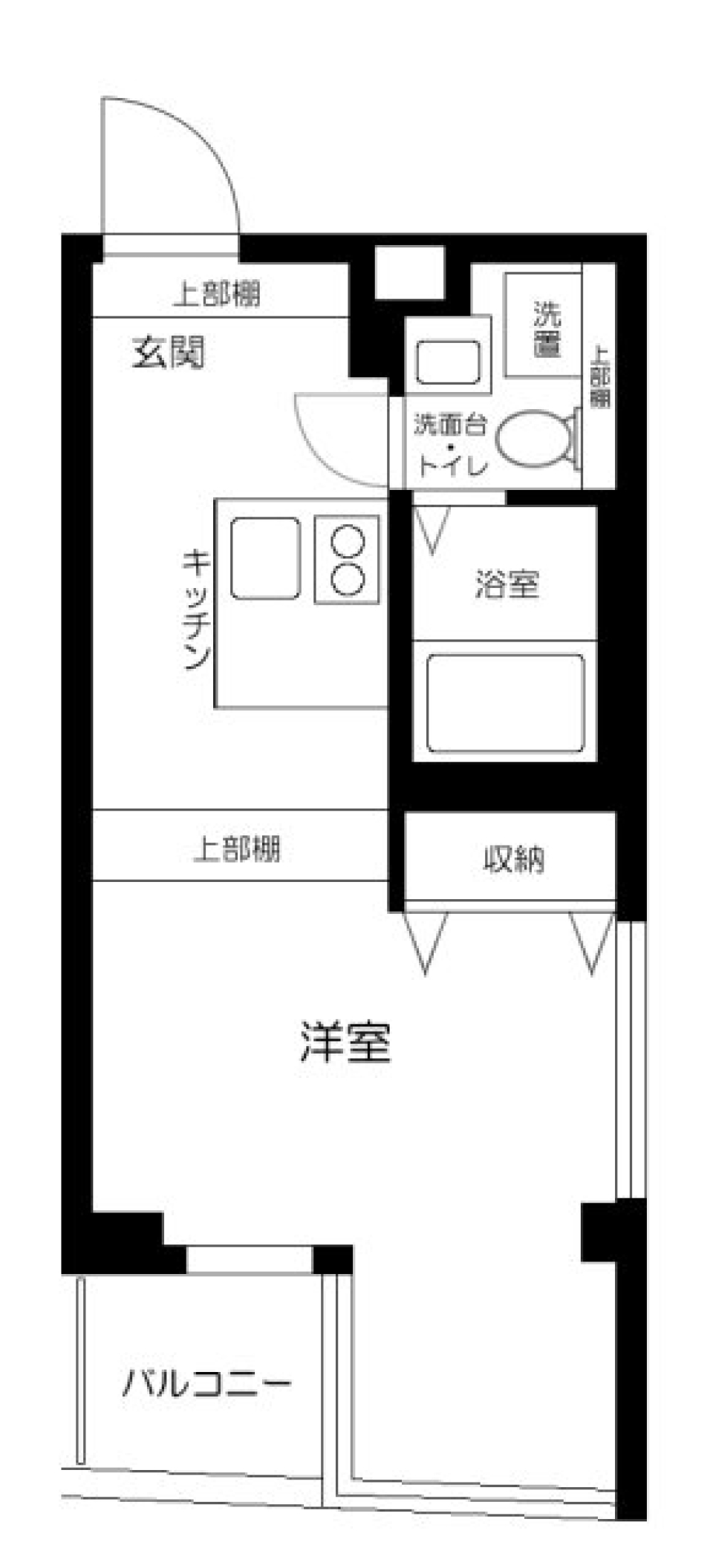 ｔｒｉａｓ１２９　703号室の間取り図