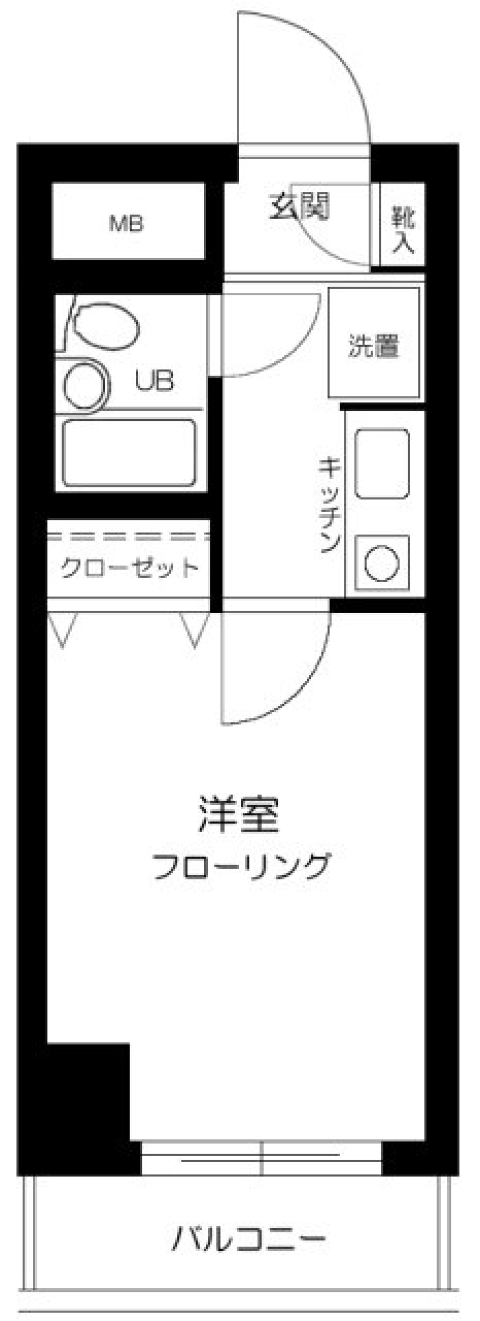 菱和パレス月島　603号室の間取り図