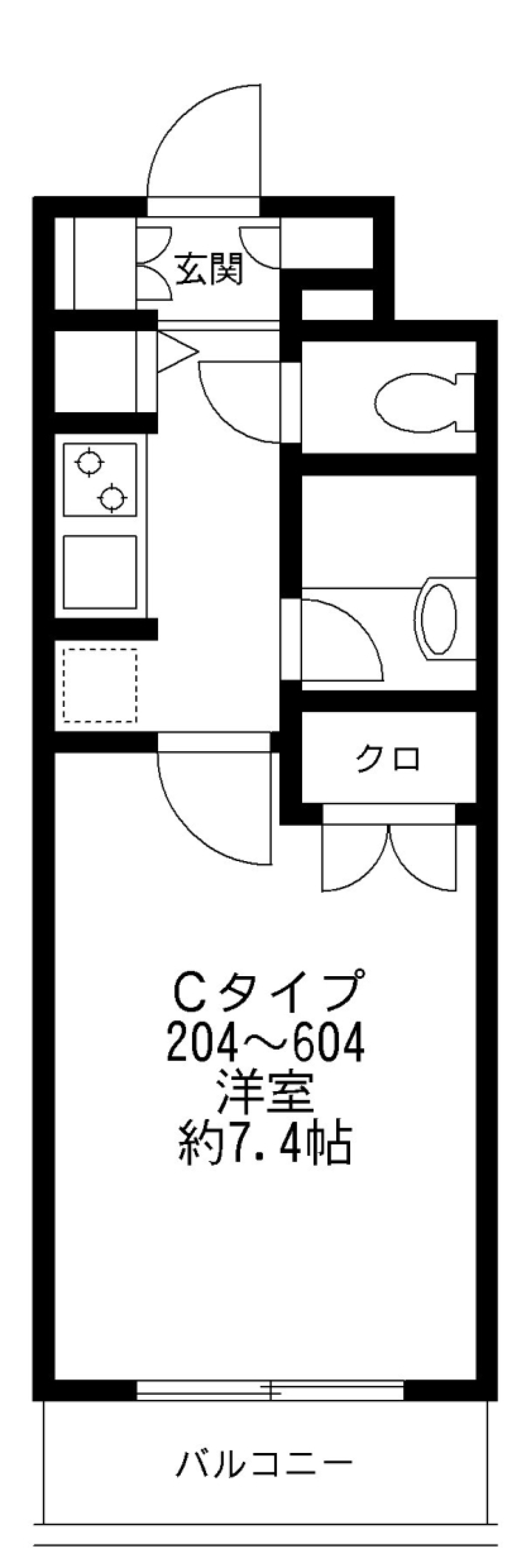 プライムアーバン番町　102号室の間取り図