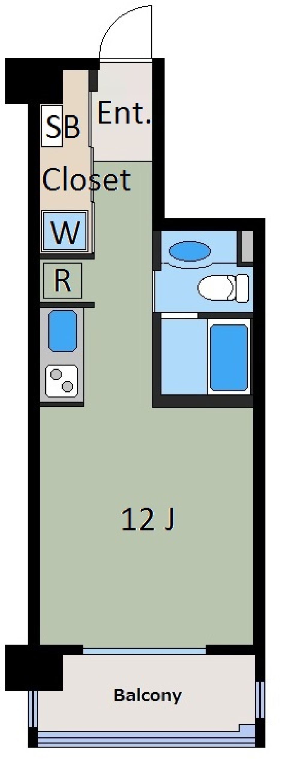 セレニティ久が原 403号室［ペット可］の間取り図