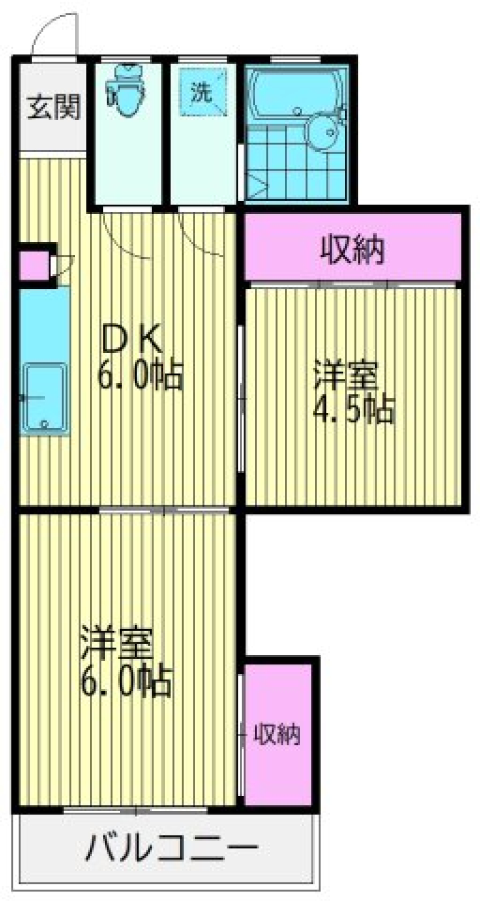 コーポハラブン　302号室の間取り図