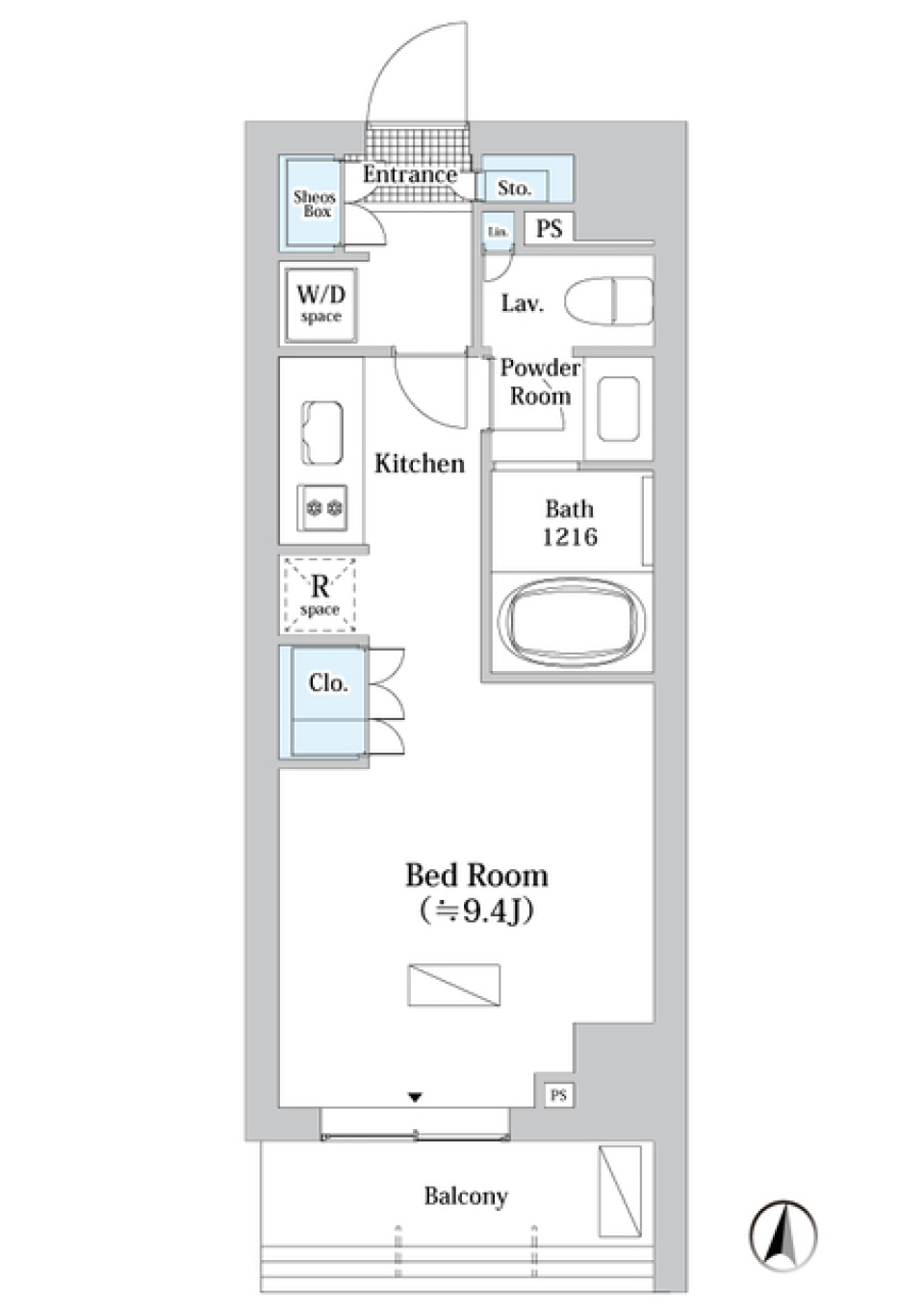 ＪＰ　ｎｏｉｅ　　錦糸町 301号室の間取り図