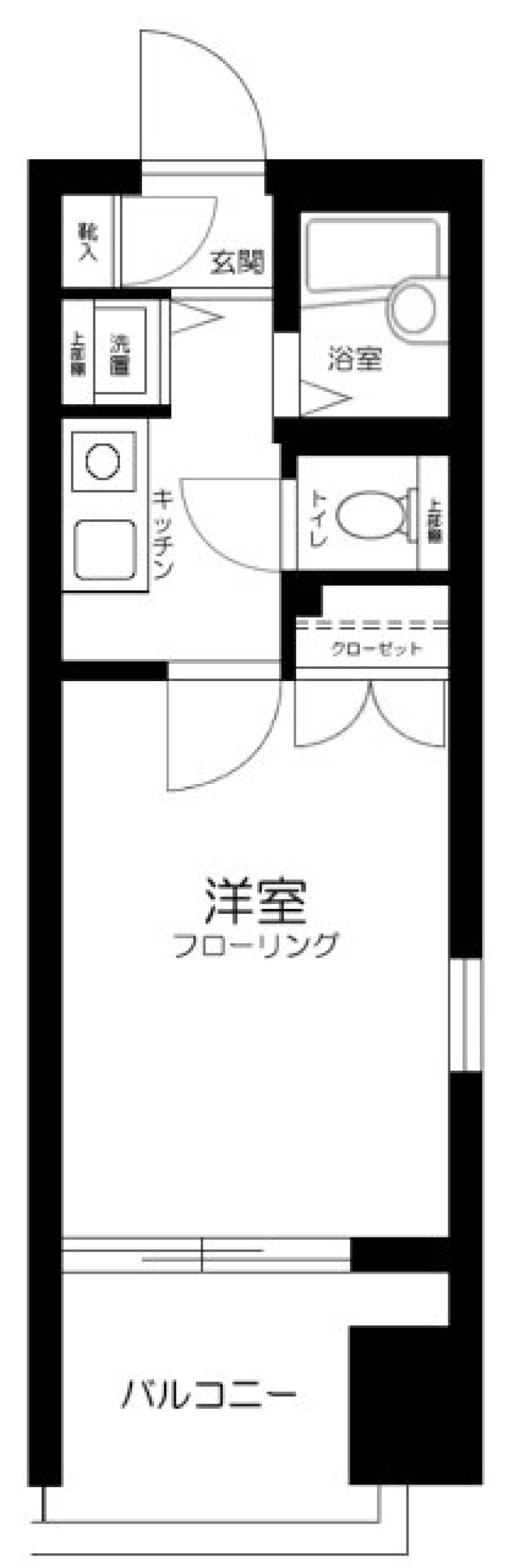 スカイコート中野第二　503号室の間取り図