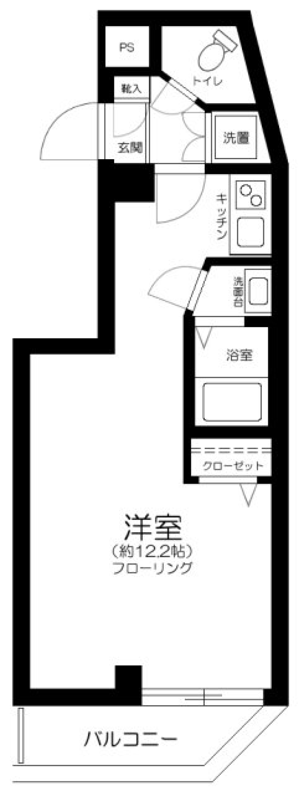 Comfort南千住　302号室の間取り図