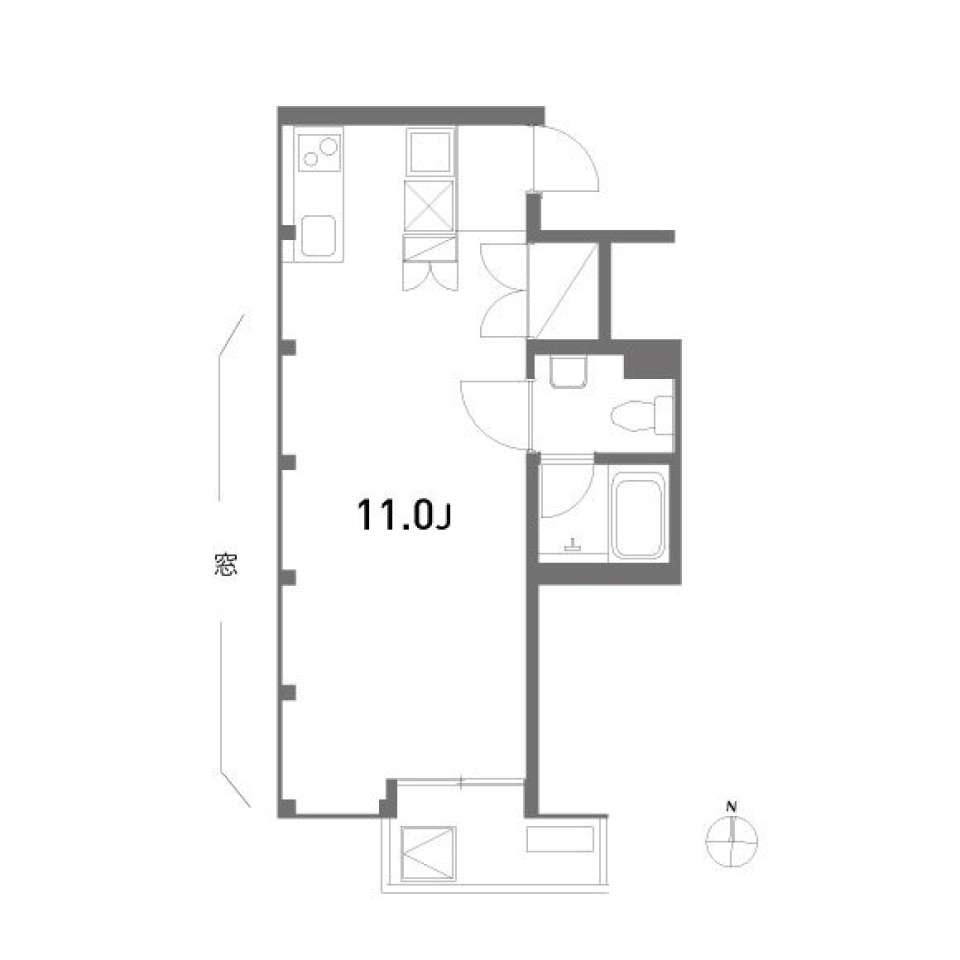 無骨の味わいの間取り図