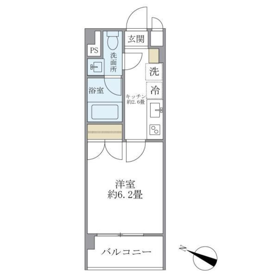 レジデンス西馬込　303号室［ペット可］の間取り図