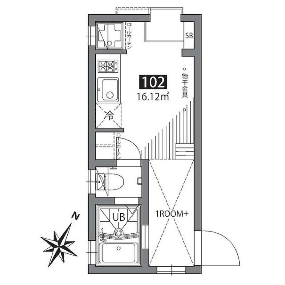 私だけの秘密基地、みぃつけたの間取り図