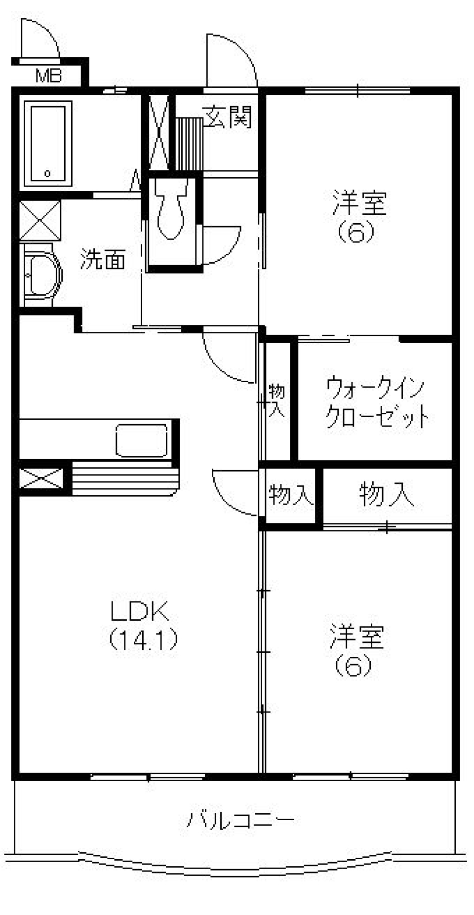 ほっと一息つこうの間取り図