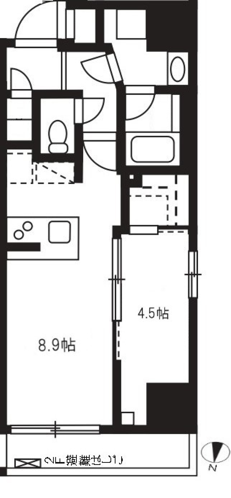 アジールコート板橋本町　205号室［ペット可］の間取り図