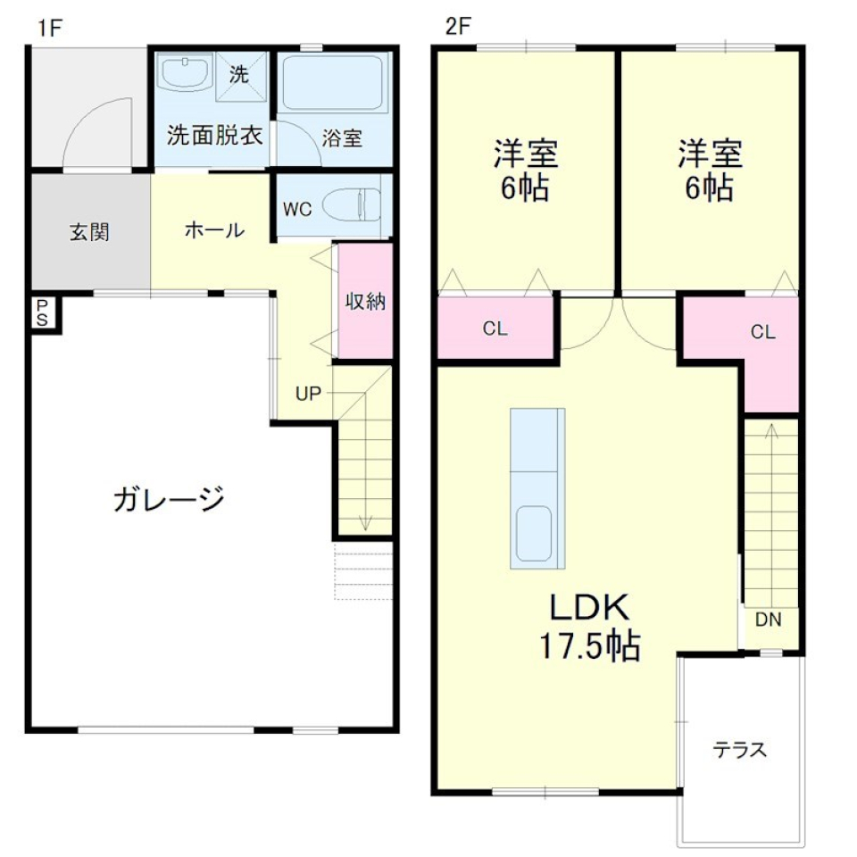 スマートに憧れての間取り図