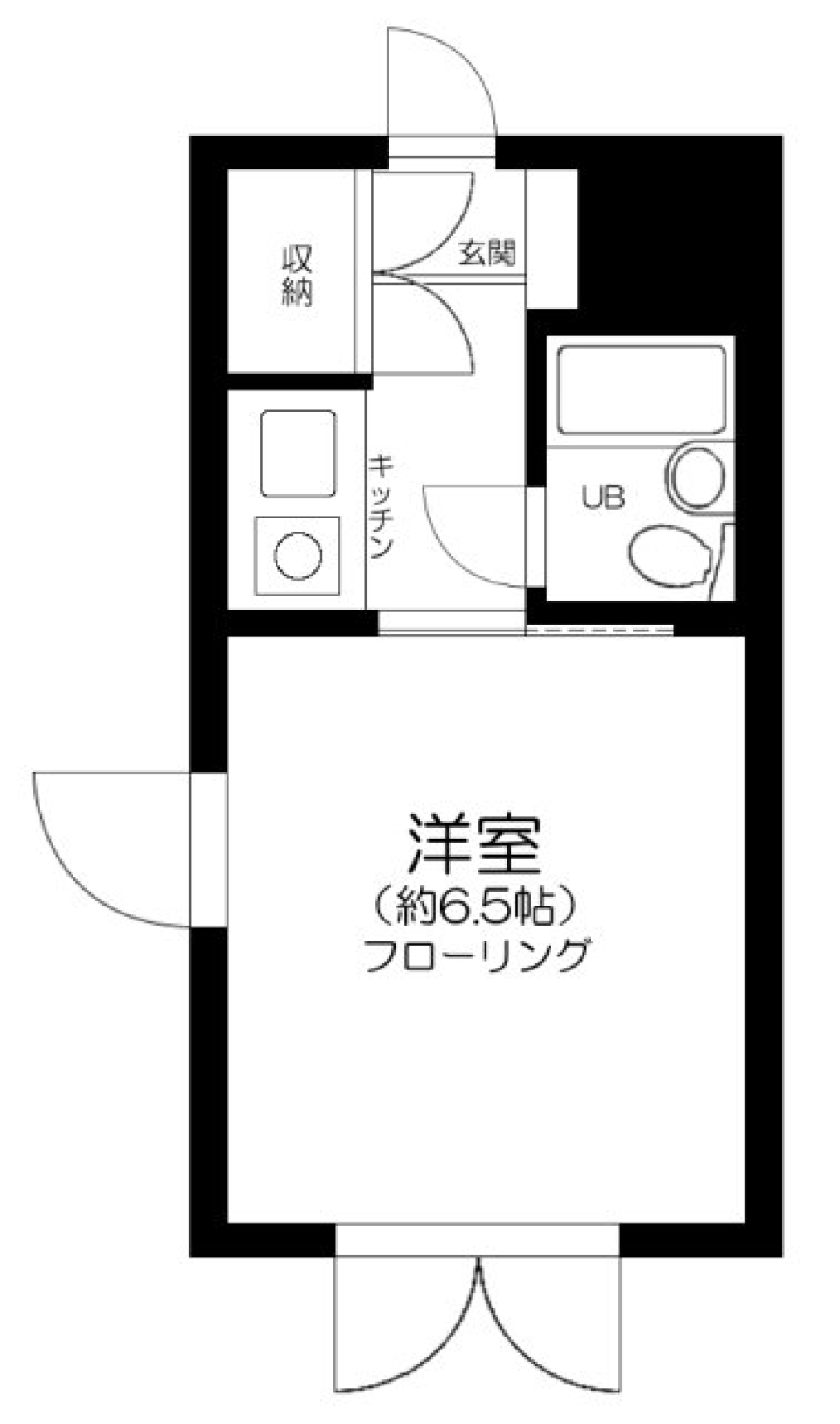 ビインヒルズ　205号室の間取り図