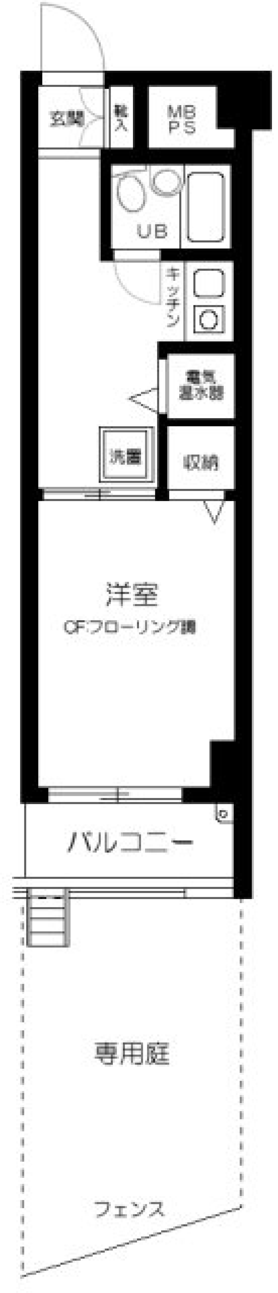 ライオンズガーデン池田山　113号室の間取り図