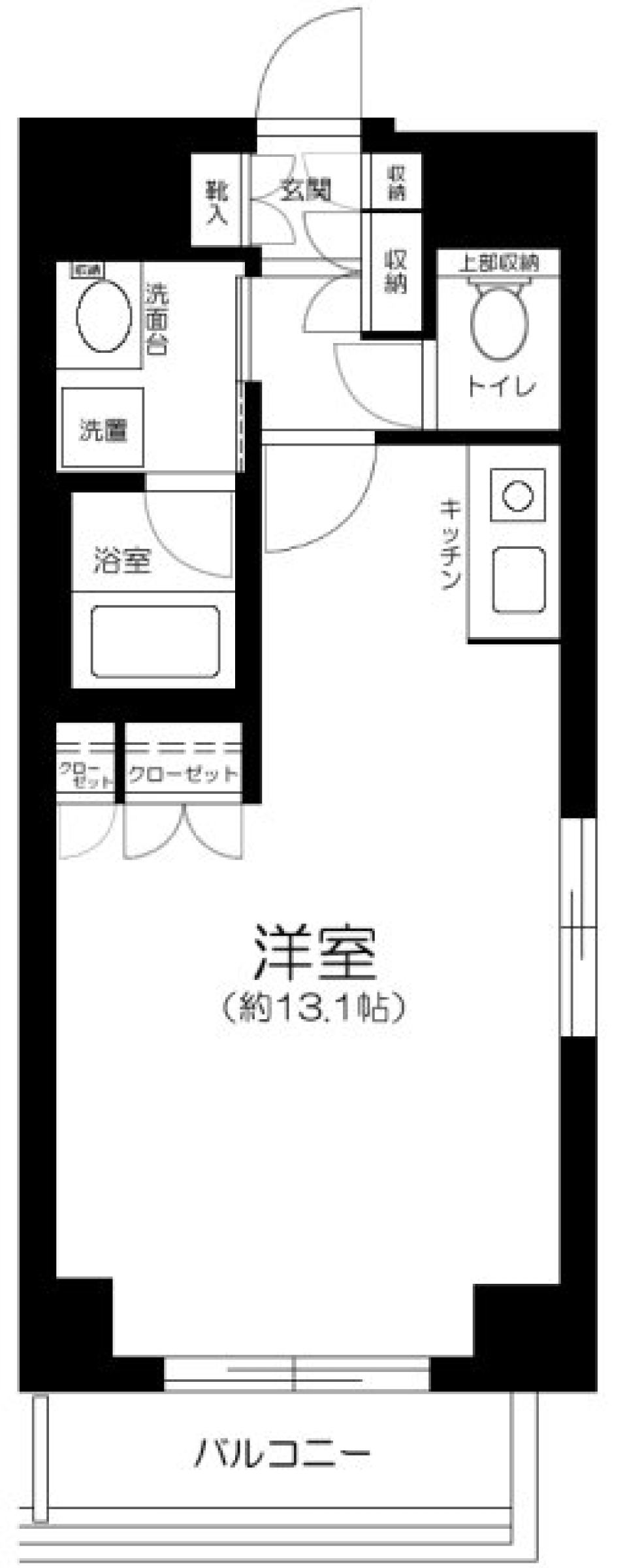 Ｔ’ｓ　garden六郷土手　201号室［ペット可］の間取り図