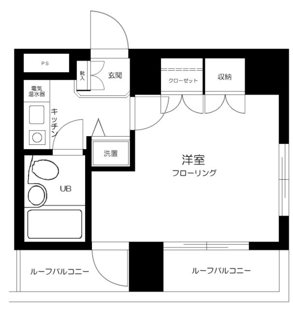 ダイアパレス上野第Ⅱ　802号室の間取り図