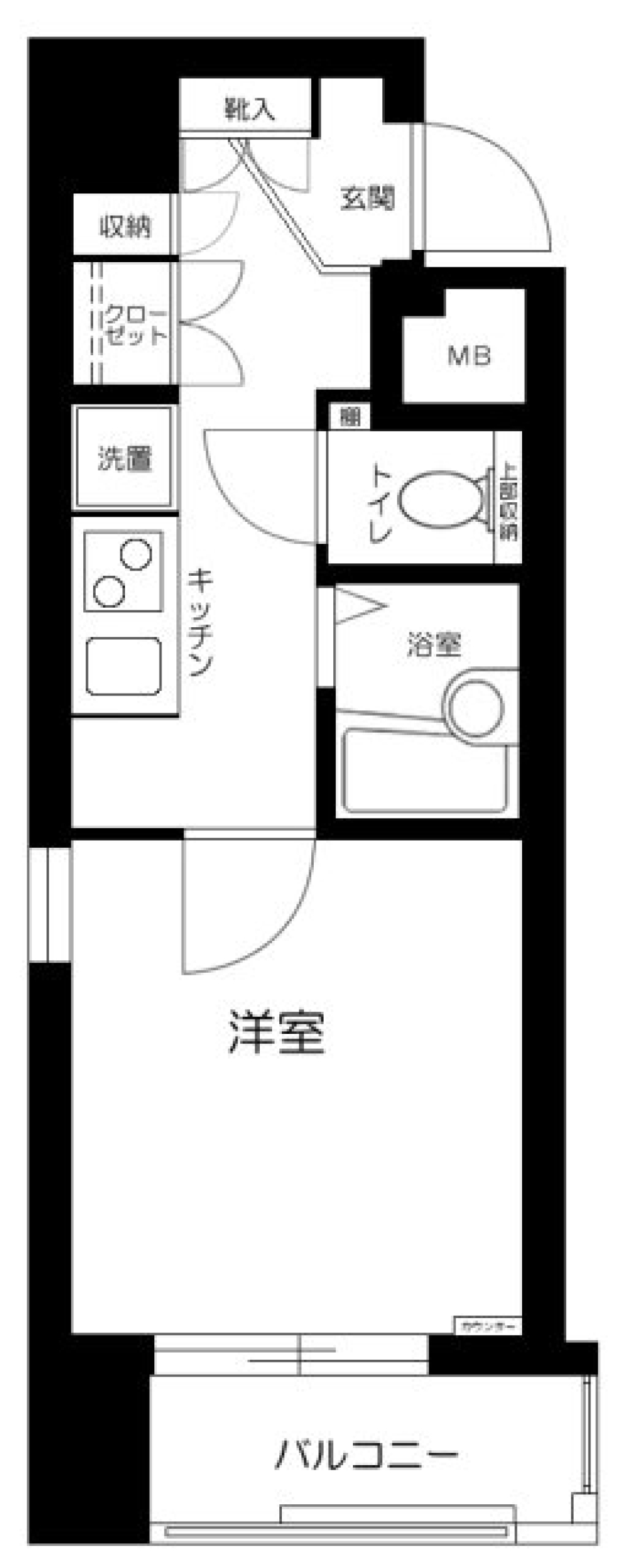 プレール・ドゥーク東京ベイ　304号室の間取り図